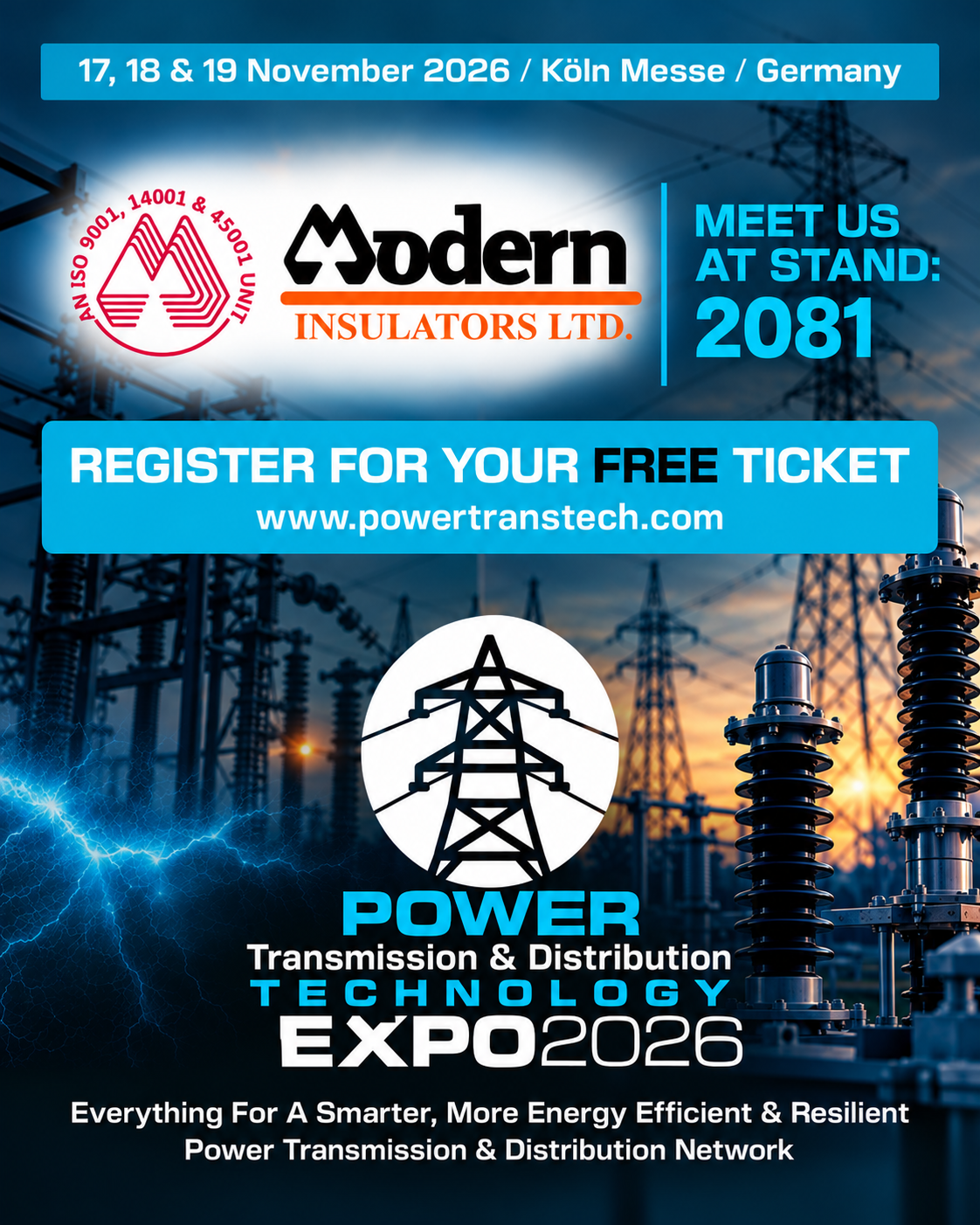 Power Technology Expo 2026 Poster